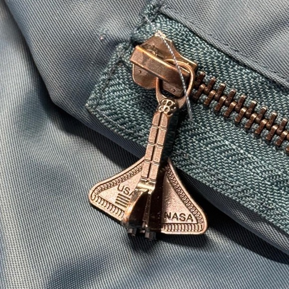 NASA Astronaut Bomber Jacket With Gloves Junior Small Space Flight Patches - Picture 5 of 7